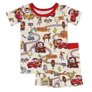 Little Sleepies “Radiator Springs” Disney Pixar Cars Shorts Pajama Set